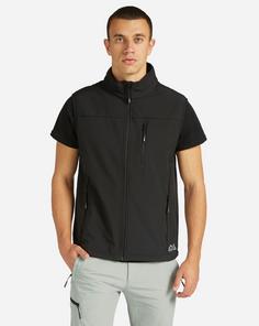 Rückansicht von 8848 Outdoor Softshell Weste Herren black
