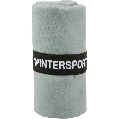 Rückansicht von Intersport Microfiber II Handtuch olive