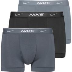 Nike EVERYDAY COTTON STRETCH Boxershorts Herren black-iron grey-cool grey
