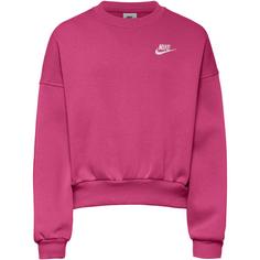 Nike NSW CLUB FLEECE Sweatshirt Kinder sweet beet-sweet beet-white