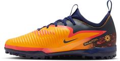 Rückansicht von Nike JR PHANTOM 6 LOW ACAD TF EH Fußballschuhe Kinder laser orange-lemon venom-blue void