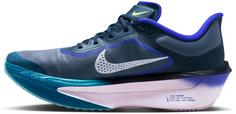 Rückansicht von Nike ZOOM FLY 6 Laufschuhe Herren obsidian-white-persian violet-volt