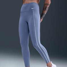 Rückansicht von Nike DF ONE 7/8-Tights Damen world indigo-white