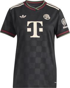 adidas FC Bayern München 25-26 3rd Fußballtrikot Damen black-halivo