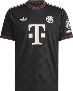 adidas FC Bayern München 25-26 3rd Fußballtrikot Herren black-halivo