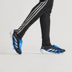 Rückansicht von adidas PREDATOR FT FG JB Fußballschuhe Herren cblack-ftwwht-globlu
