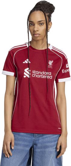 Rückansicht von adidas FC Liverpool 25-26 heim Fußballtrikot Damen strred