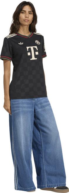 Rückansicht von adidas FC Bayern München 25-26 3rd Fußballtrikot Damen black-halivo