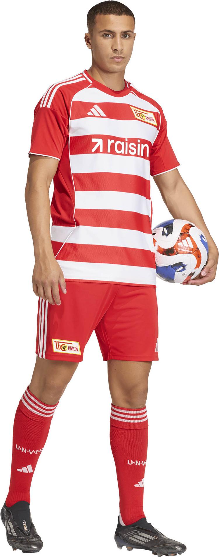 adidas adidas Union Berlin 25-26 Heim Teamtrikot Herren - vivred-white - 3 | SportScheck