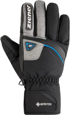 Rückansicht von Ziener GORE-TEX GALISO Skihandschuhe Herren black.persian blue