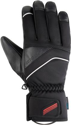 Rückansicht von Ziener GEFION Skihandschuhe Herren black