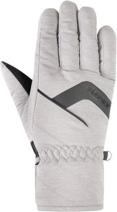 Rückansicht von Ziener KARION Skihandschuhe Damen light mélange