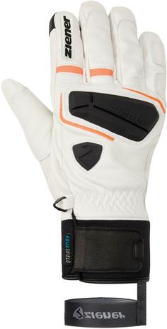 Rückansicht von Ziener GALF Skihandschuhe Herren white