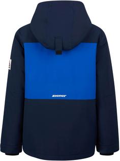 Rückansicht von Ziener ALIM Skijacke Kinder dark navy