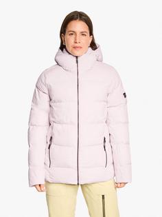 Rückansicht von Ziener TRAVA-Z Skijacke Damen shell pink