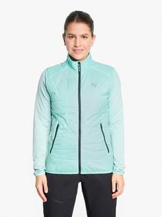 Rückansicht von Ziener NALIA Kurzweste Damen radiant lagoon