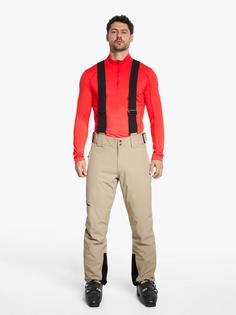 Rückansicht von Ziener TAZLIN-Z Skihose Herren sandstone