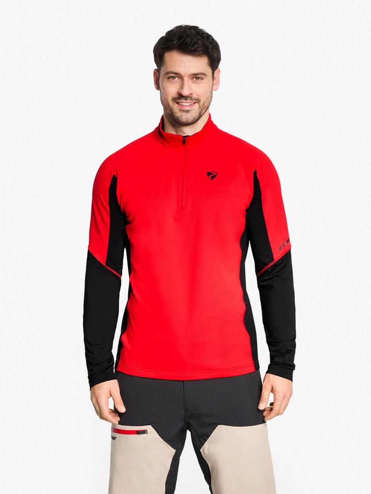 Ziener Ziener JIROTO-Z Langarmshirt Herren - red - 0 | SportScheck