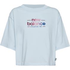 NEW BALANCE Croptop Damen frosted glass