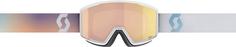 Rückansicht von SCOTT Factor pro Skibrille white-soft pink