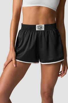 Rückansicht von ICANIWILL Boxing Funktionsshorts Damen black