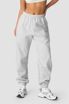 Rückansicht von ICANIWILL Everyday Sweathose Damen light grey melange