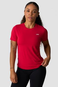 Rückansicht von ICANIWILL Funktionsshirt Damen red cherry