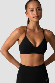 Rückansicht von ICANIWILL Smooth Seamless Sport-BH Damen black