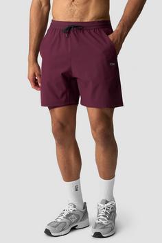 Rückansicht von ICANIWILL Workout 2-in-1 Funktionsshorts Herren dark mahogany