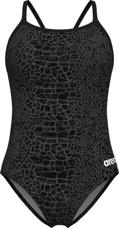 Arena SNAKESKIN Schwimmanzug Damen black-team black
