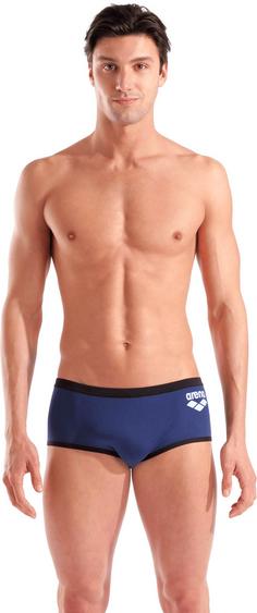 Rückansicht von Arena One Low Kastenbadehose Herren navy-black
