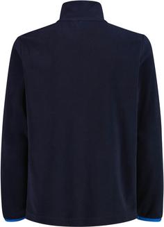 Rückansicht von CMP Fleeceshirt Kinder black blue