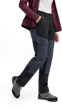 Rückansicht von Maier Sports Fleeceflex Wanderhose Damen black-graphite