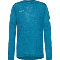 Mammut Tree Wool Funktionsshirt Herren deep teal melange