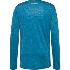 Rückansicht von Mammut Tree Wool Funktionsshirt Herren deep teal melange