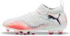 PUMA FUTURE 8 MATCH FG-AG Jr Fu&szlig;ballschuhe Kinder - puma white-puma black-glowing red