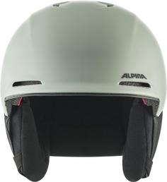 Rückansicht von ALPINA Kroon Mips Skihelm willow-green matt