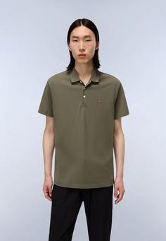 Rückansicht von Napapijri Ealis Poloshirt Herren tea leaf