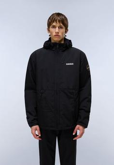 Rückansicht von Napapijri A-Tundra Kapuzenjacke Herren black beauty