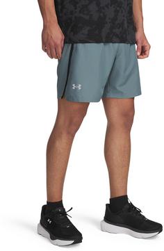 Rückansicht von Under Armour Launch 7 Laufshorts Herren blue