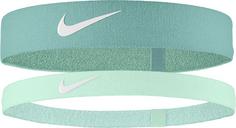 Nike FLEX 2PK Haarband Damen cannon-mint foam-white