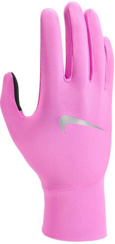Rückansicht von Nike Pacer Lightweight Laufhandschuhe Damen playfulpink-silver