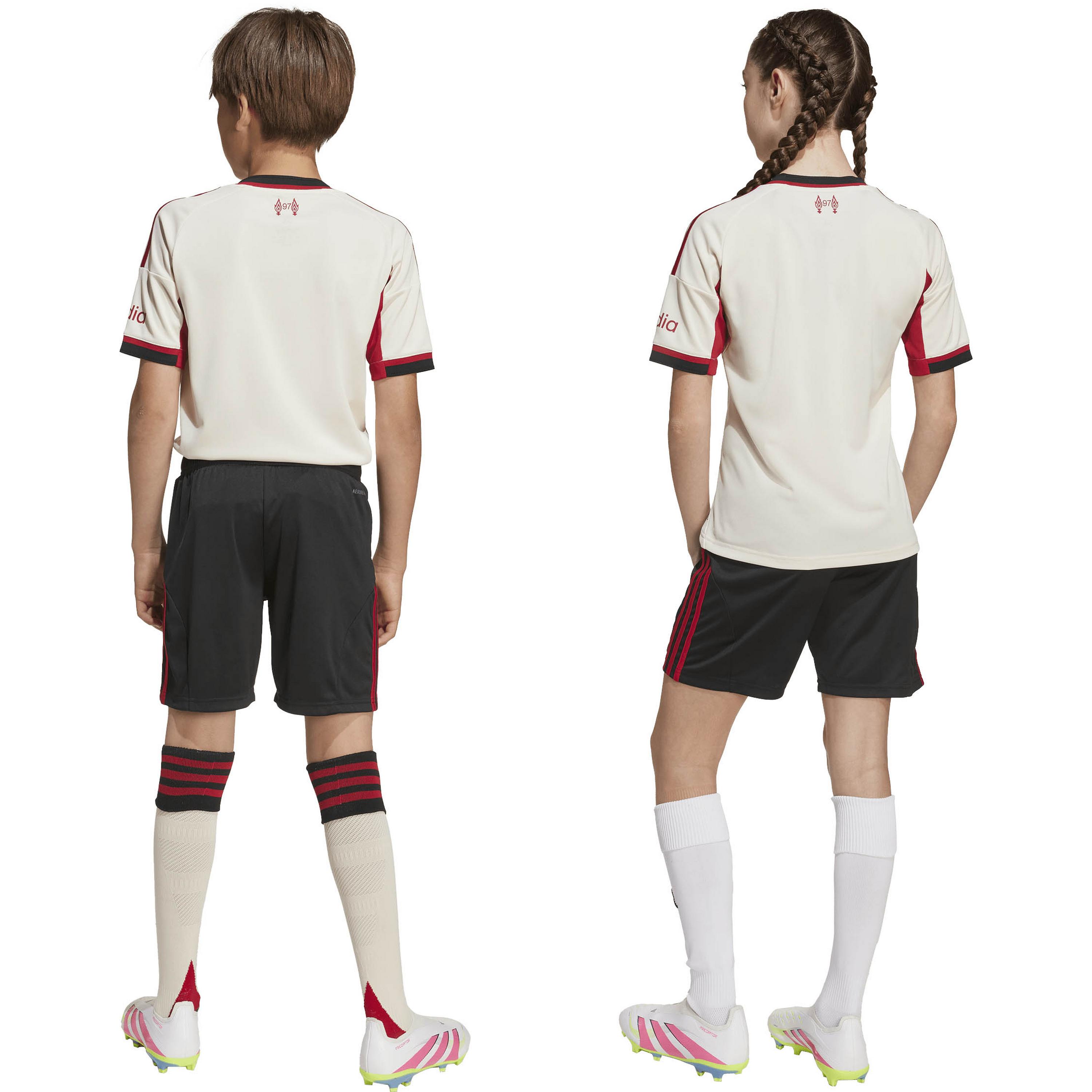 Thumbnail - adidas FC Liverpool 25-26 auswärts Fußballshorts Kinder