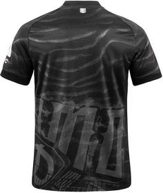 Rückansicht von JAKO Dynamo Dresden Away Fußballtrikot Kinder schwarz