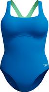 SPEEDO Flex Band Badeanzug Damen - lagoon blue