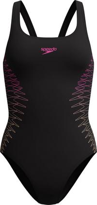 SPEEDO Placement Schwimmanzug Damen - anthracite