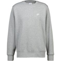 Nike Club Sweatshirt Herren dark grey heather-white