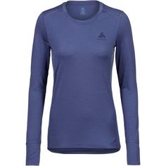 Odlo Merino 200 Funktionsshirt Damen skipper blue