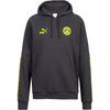PUMA Borussia Dortmund Hoodie Herren - flat dark gray-yellow alert