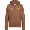 PUMA Borussia Dortmund Hoodie Herren - haute coffee-yellow sizzle